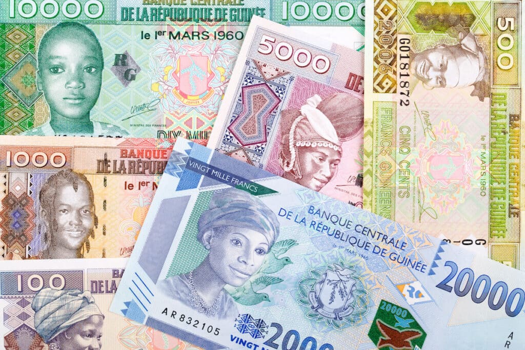 Guinea currency: Guinean francs